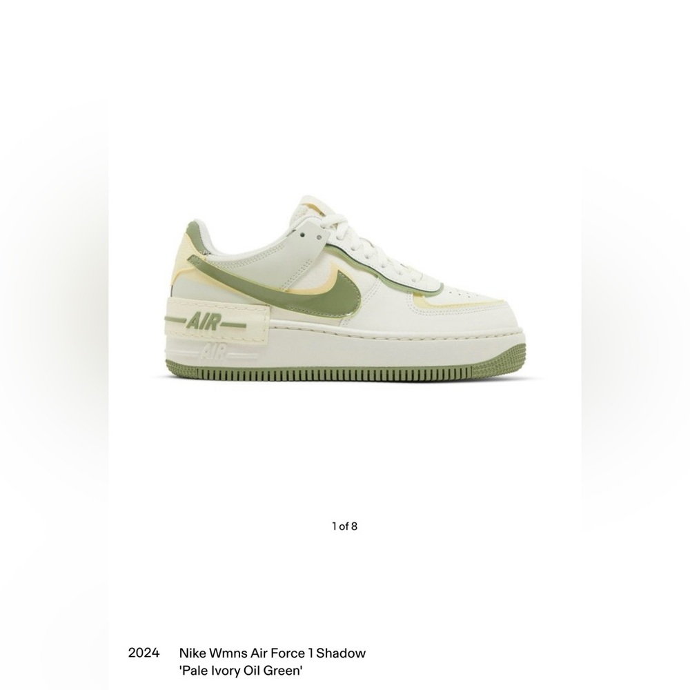 Nike Air Force 1 Shadow Pale Ivory Oil Green